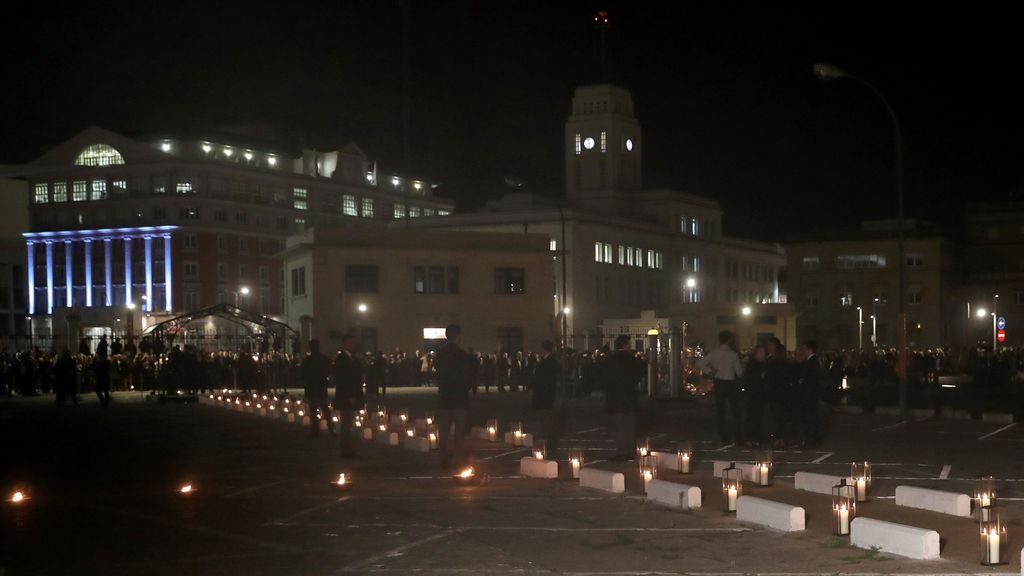 Entrada al Real Club Náutico de A Coruña, donde se celebró el cóctel de la boda
