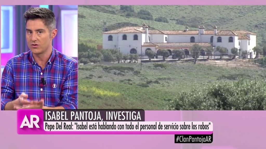 Pantoja desconfía de dos antiguas empleadas suyas por el robo de Cantora, según Pepe del Real