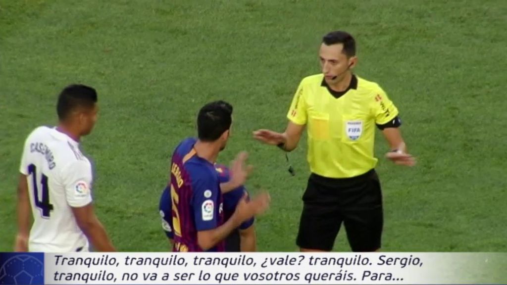 Los árbitros muestran con el penalti de Varane a Suárez cómo son esos segundos de tensión de la consulta del VAR
