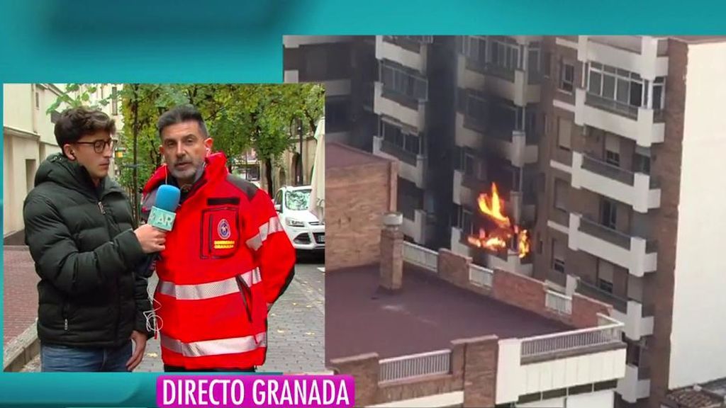 Así descubrieron los bomberos de Granada que el incendio fue provocado