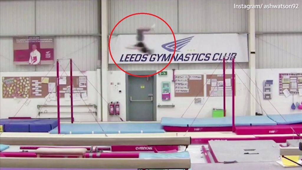 ¡Menudo salto! El increíble récord guinness de un gimnasta británico