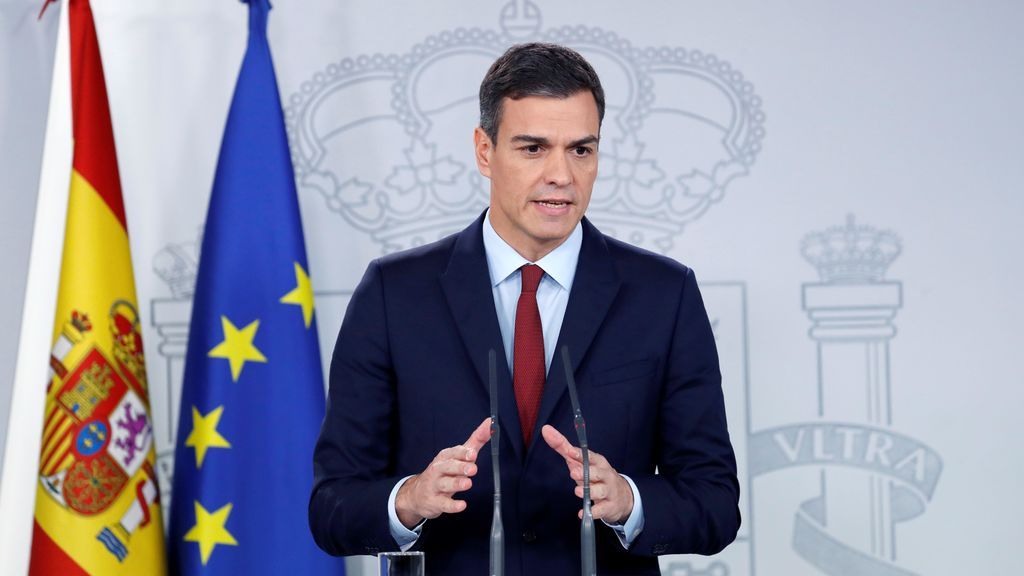 Pedro Sánchez declarando sobre el Brexit