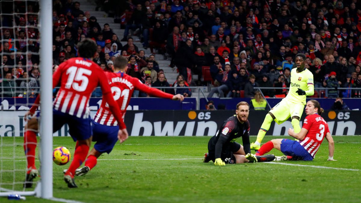 Dembélé deja helado el Metropolitano y congela el liderato (1-1) Dembélé deja helado el Metropolitano y congela el liderato (1-1)