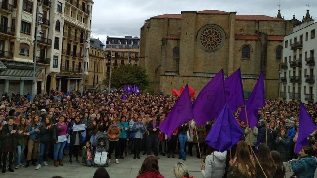 Manifestación del 25N en San Sebastián