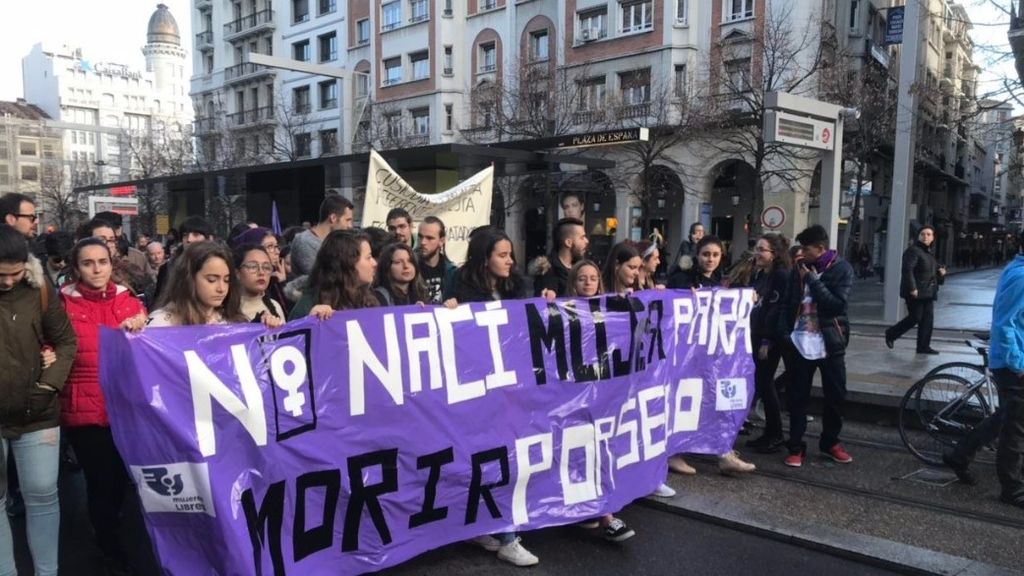 Manifestación del 25N en Zaragoza