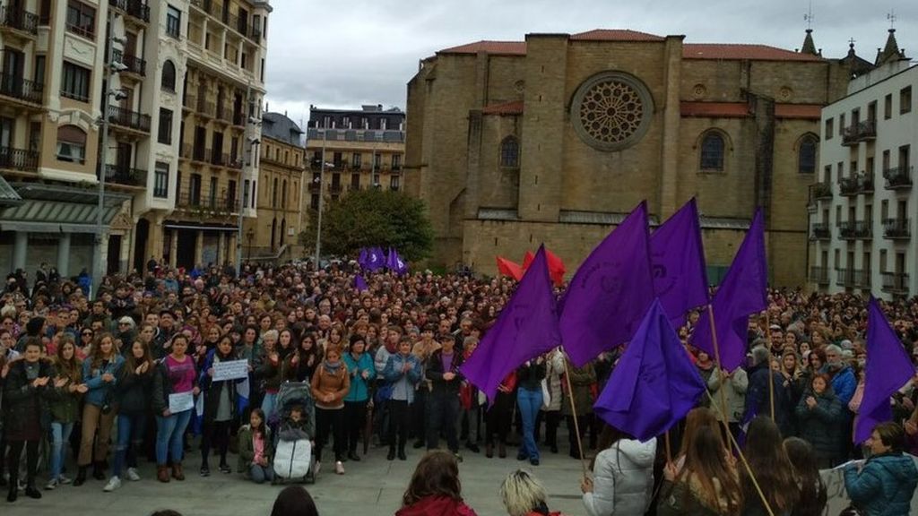 Manifestación del 25N en San Sebastián