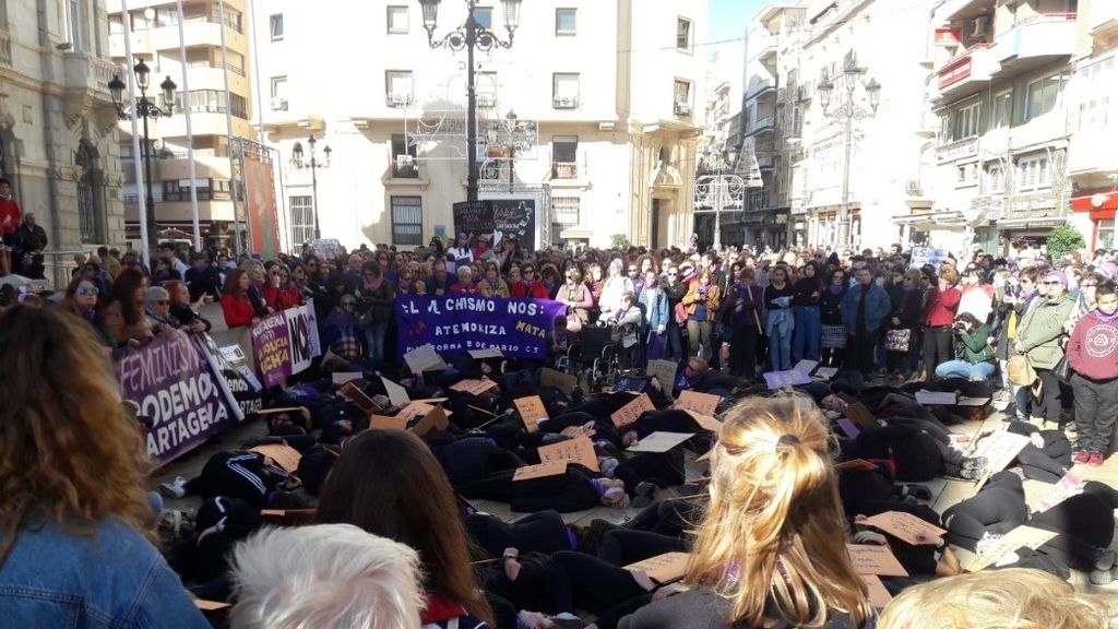 Manifestación del 25N en Cartagena