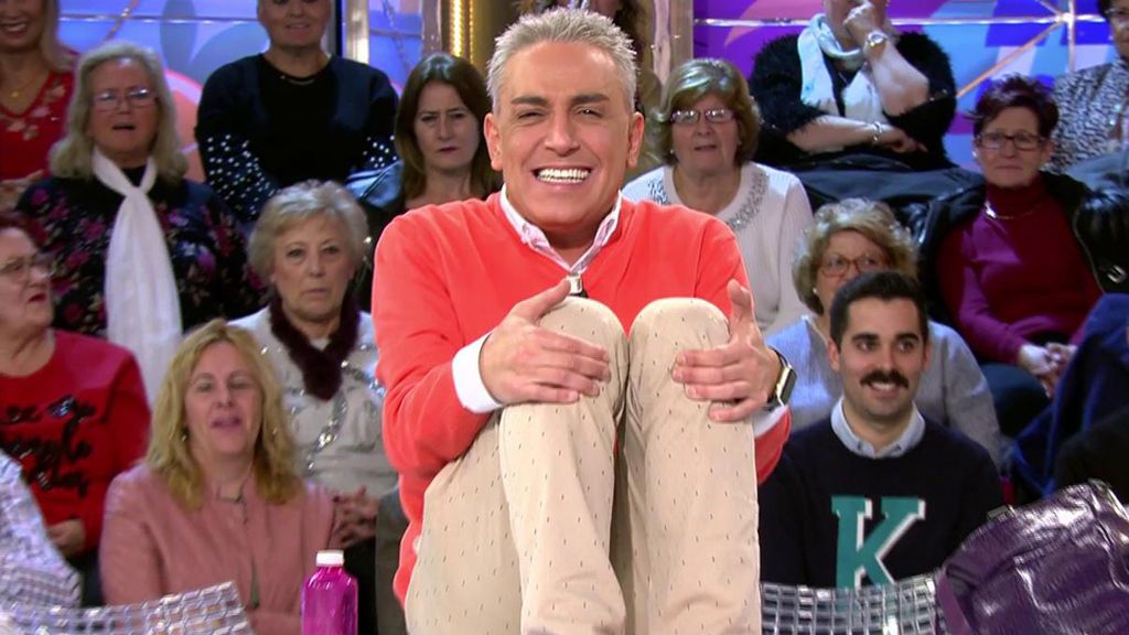 Kiko Hernández recrea el momento más flatulento de Maite Galdeano en televisión
