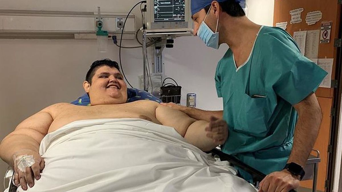 El hombre que ganó el Récord Guinnes de obesidad inicia un proceso para bajar de peso