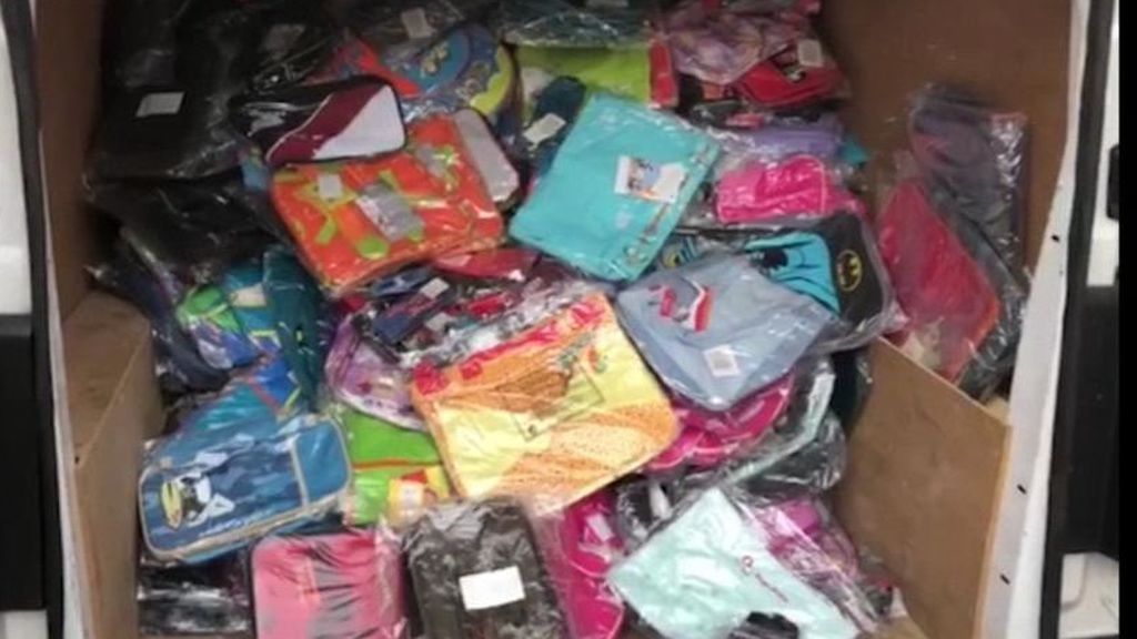 Detenido por robar 5.000 mochilas escolares
