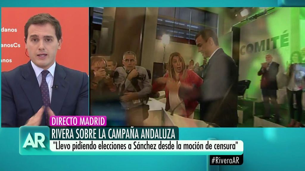 Albert Rivera: "Pedro Sánchez piensa en su interés personal y particular"