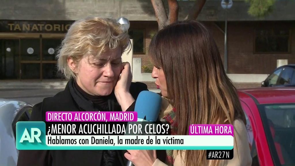 Madre de la joven apuñalada en Alcorcón: "Lo siento mucho por la familia de la detenida"