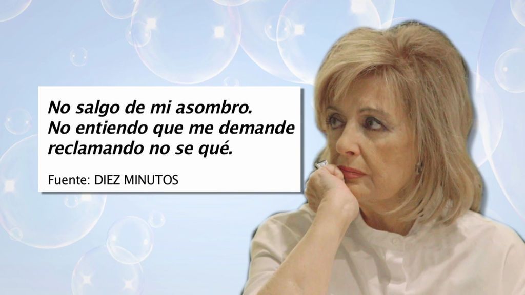 Teresa Campos, de su exempleada de hogar: “María cogió sus vacaciones y nunca volvió”