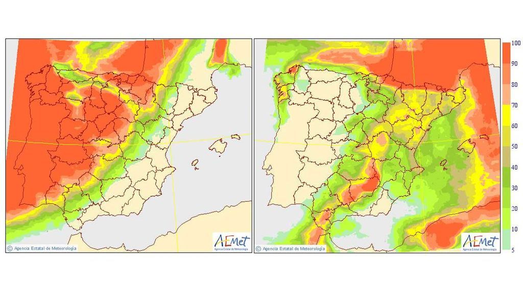 lluvias jueves y viernes