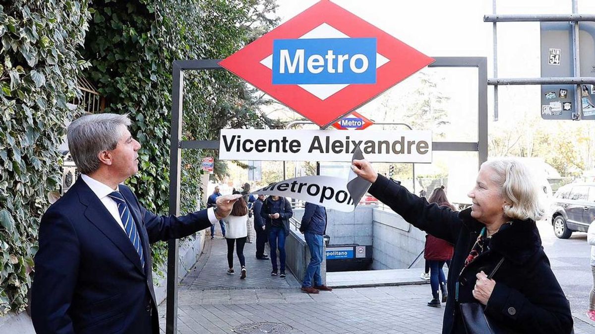 Madrid se quedan si las estaciones de Metropolitano y Atocha, ahora se llamarán Vicente Aleixandre y Estación del Arte
