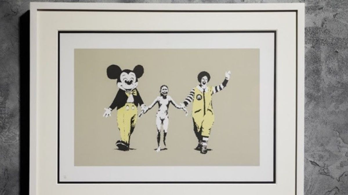 La obra de Banksy llega por primera vez a España