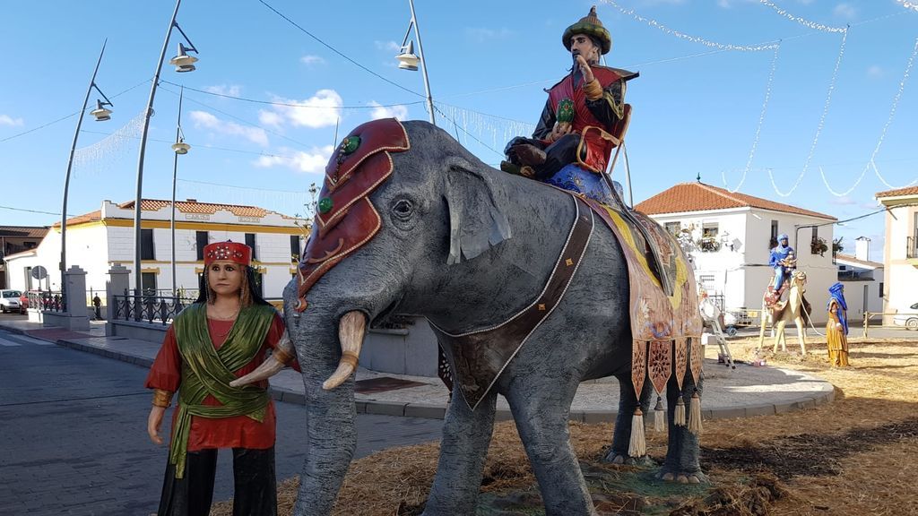 Reyes Magos, pajes y animales