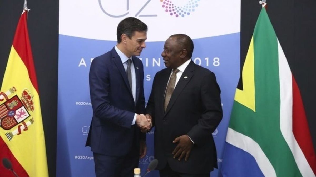 Pedro Sánchez se reúne con el primer ministro de Sudáfrica en la cumbre del G20