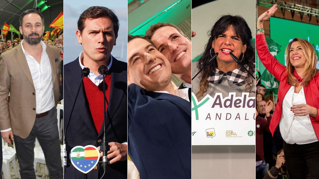 Andalucía cierra la campaña electoral