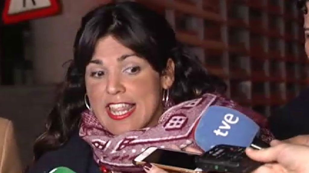 "Tenemos buenas sensaciones": Teresa Rodríguez, a su llegada a la seda de Adelante Andalucía