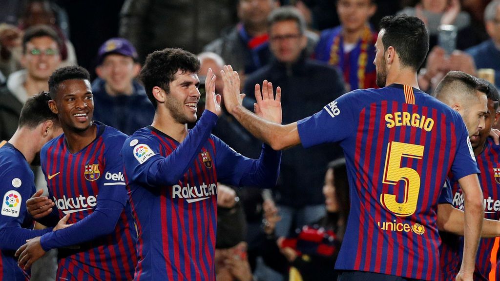 El Barcelona no falla y se lleva el liderato (2-0) El Barcelona no falla y se lleva el liderato (2-0)