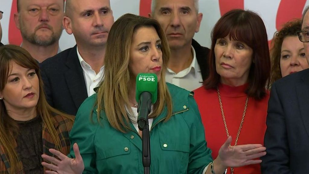 Susana Díaz pide al resto de fuerzas que no pacten con la extrema derecha