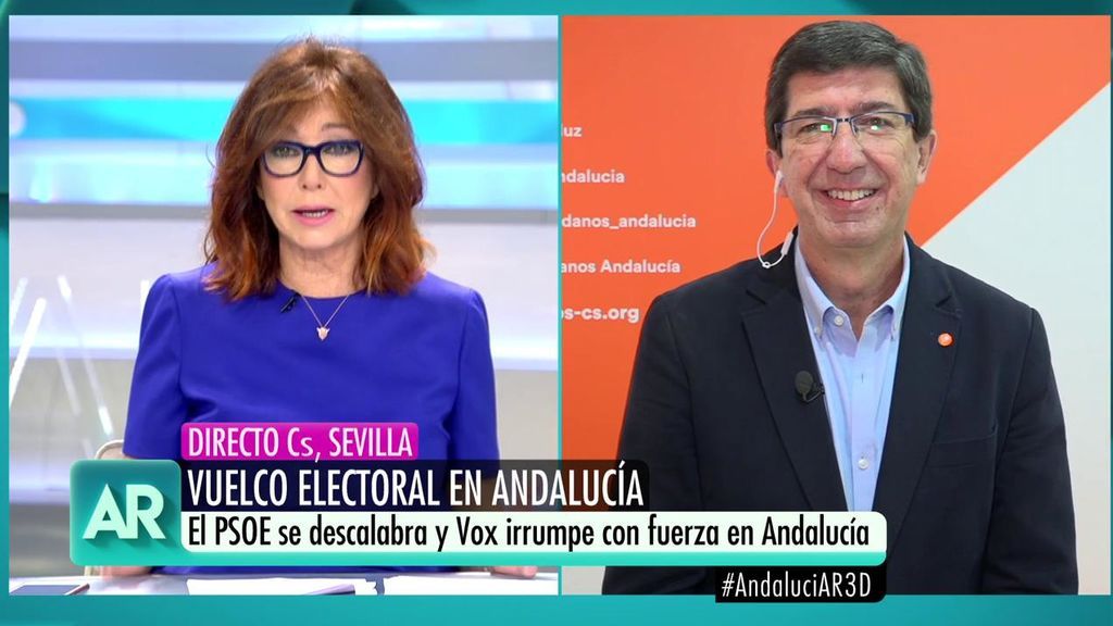 Juan Marín, candidato de Ciudadanos en Andalucía: "Espero que el PP Y C'S nos pongamos de acuerdo"