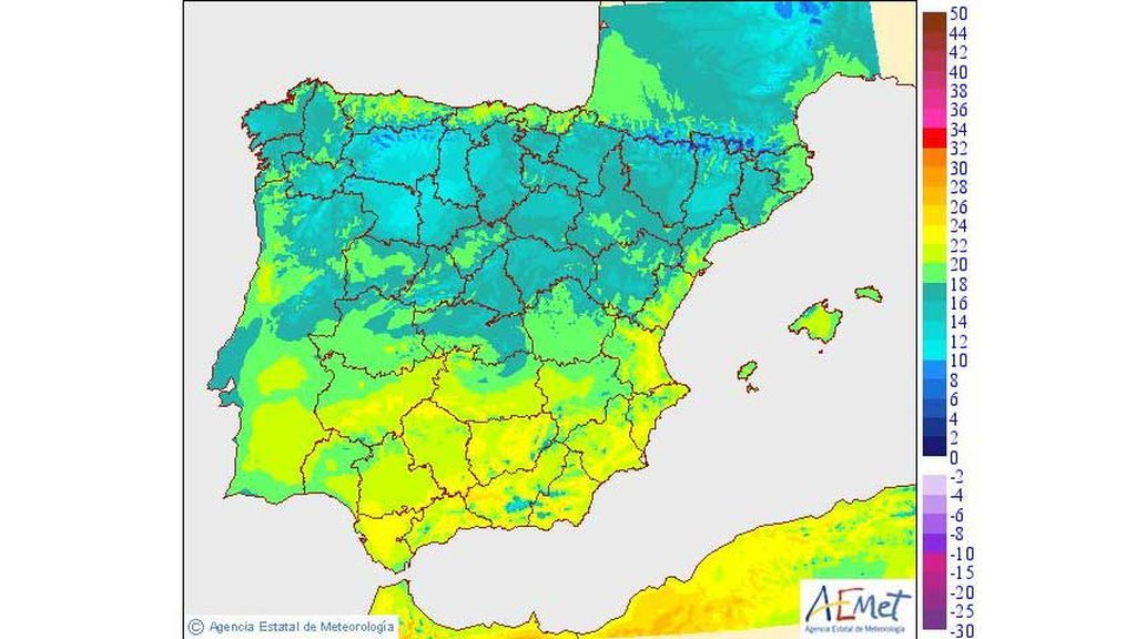 Temp máximas martes