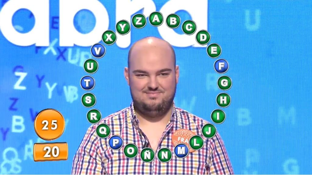 Fran, concursante de 'Pasapalabra' que lleva ya más de cien roscos en el programa.