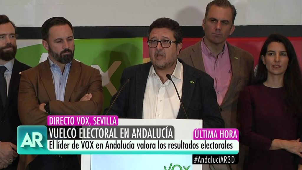 Francisco Serrano, líder de Vox Andalucía: "Somos el partido del cambio verdadero"