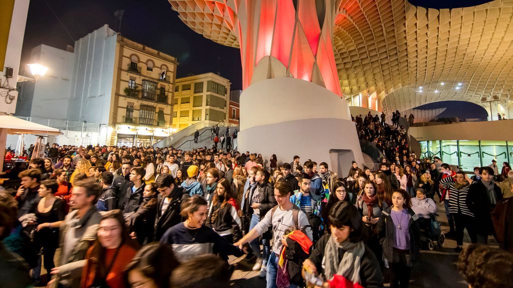 Protestas en varias capitales andaluzas contra el ascenso de Vox