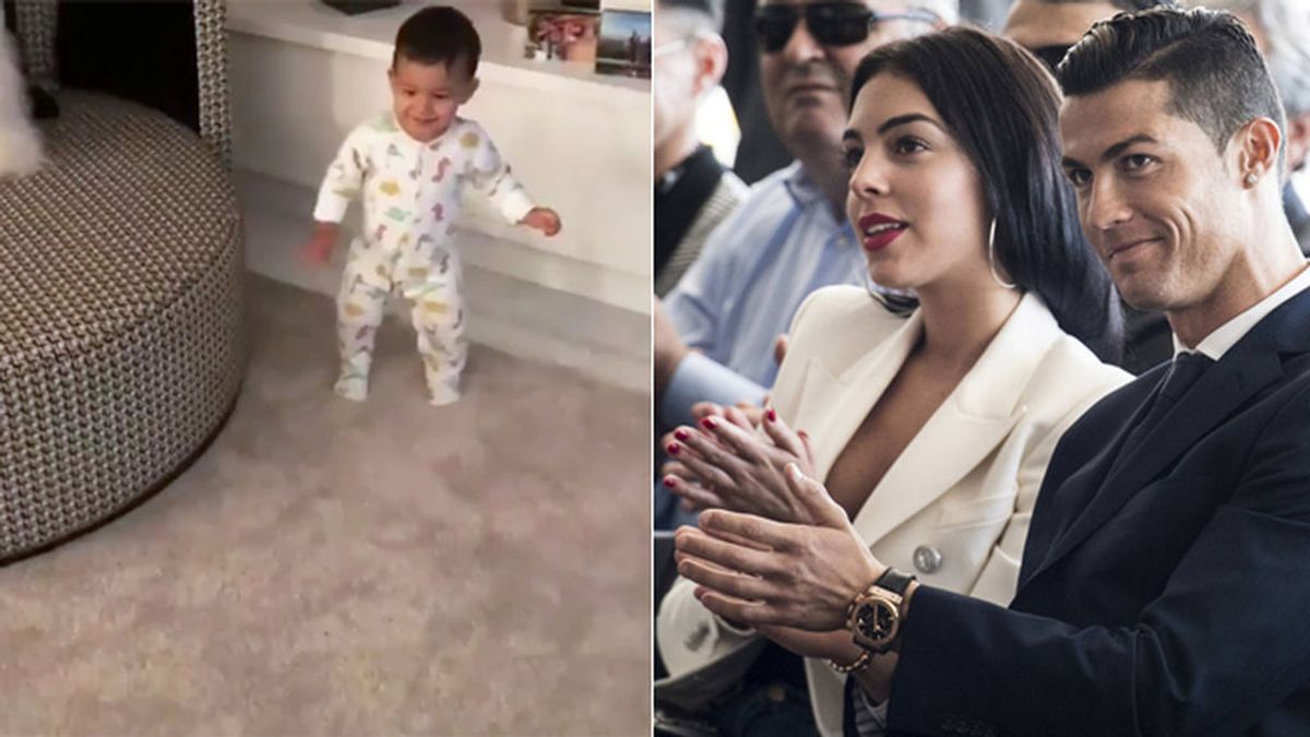 Mateo, el hijo pequeño de Cristiano y Georgina, ya apunta maneras con el balón con tan solo un año Mateo, el hijo pequeño de Cristiano y Georgina, ya apunta maneras con el balón con tan solo un año