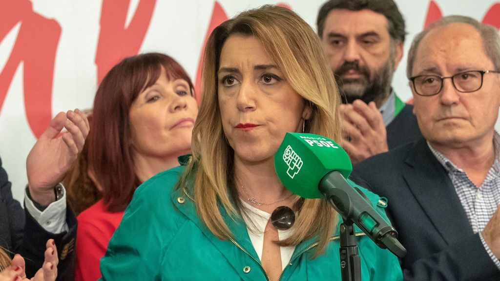 Susana Díaz reconoce el hundimiento de su partido en los comicios