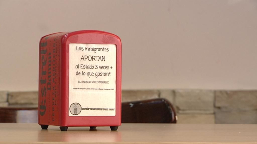 Servilletas para luchar contra el racismo