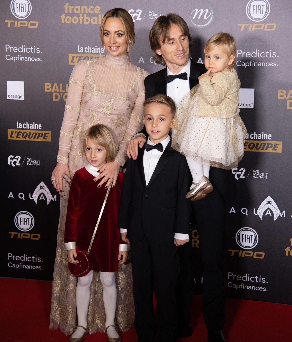Modric y su familia