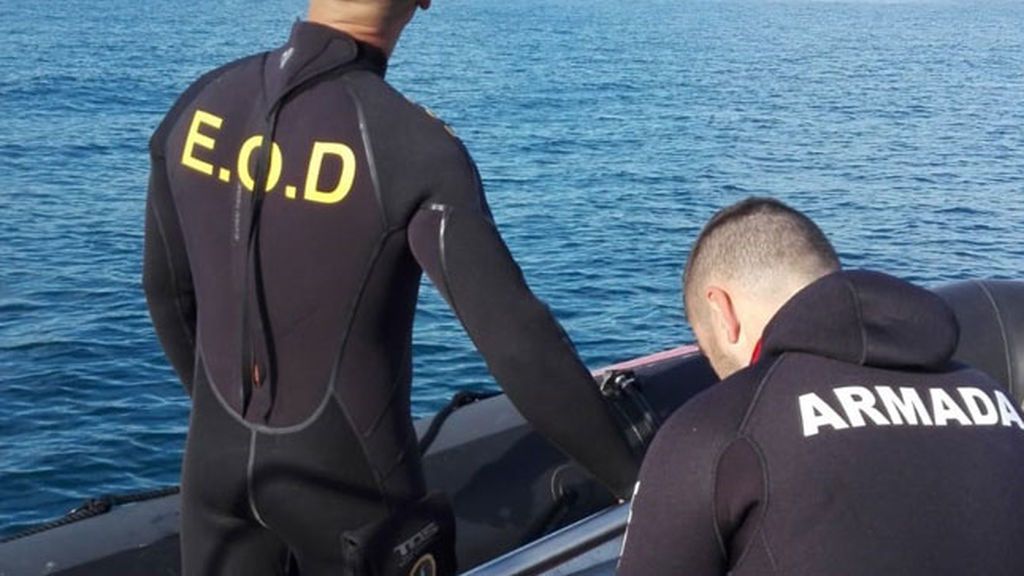 Desactivados tres proyectiles sumergidos cerca del Puerto de Barcelona Desactivados tres proyectiles sumergidos cerca del Puerto de Barcelona