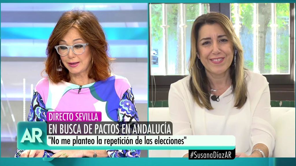 Susana Díaz: "Mi objetivo es que la extrema derecha no tenga la llave de Andalucía"