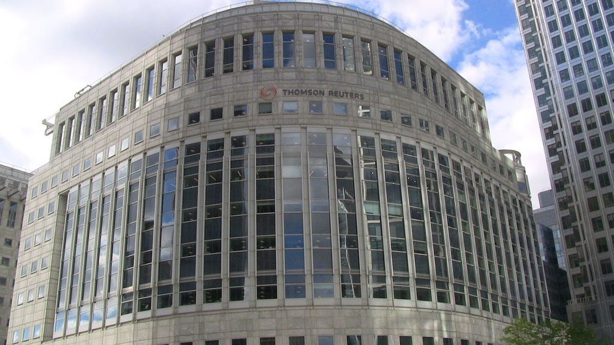 Edificio de Thomson Reuters en Canary Wharf, Londres.