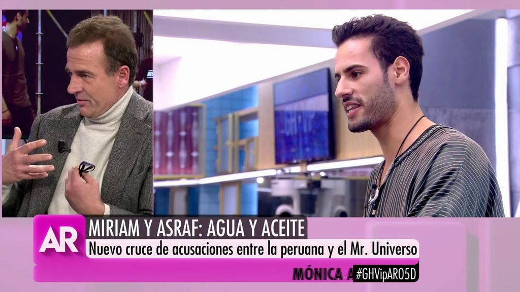 Alessandro Lequio, sobre Asraf: "Se cree superior a los demás porque es más guapo"