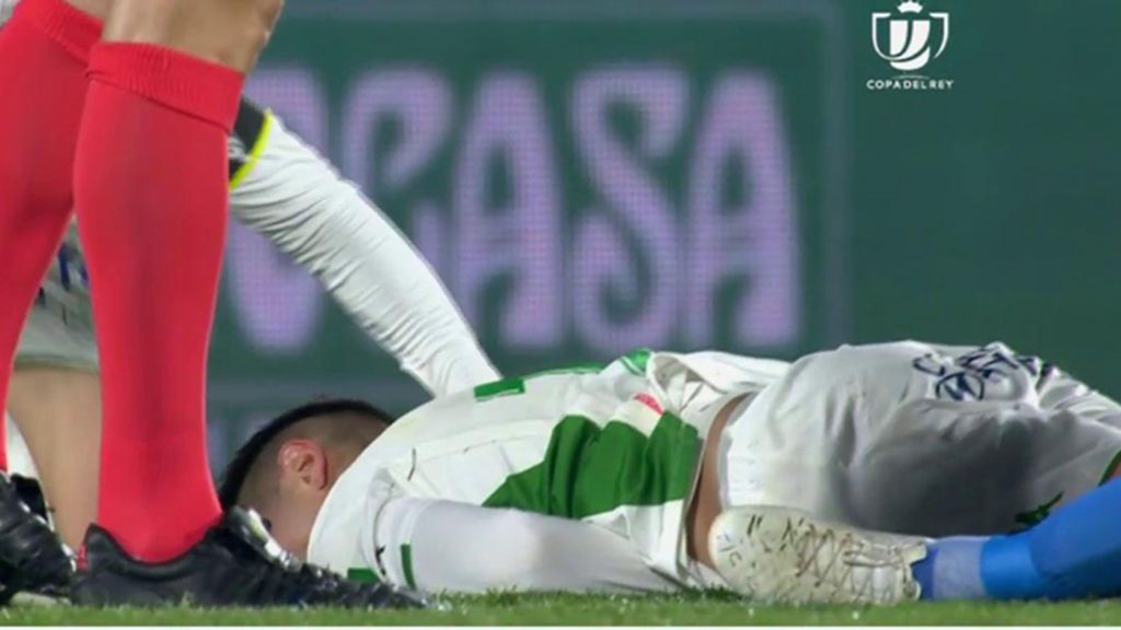 El brutal golpe que dejó inconsciente a Jaime Romero, futbolista del Córdoba, en Getafe