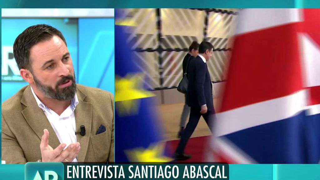 Santiago Abascal:  "Queremos una Europa en la que españa tenga mayor soberanía"