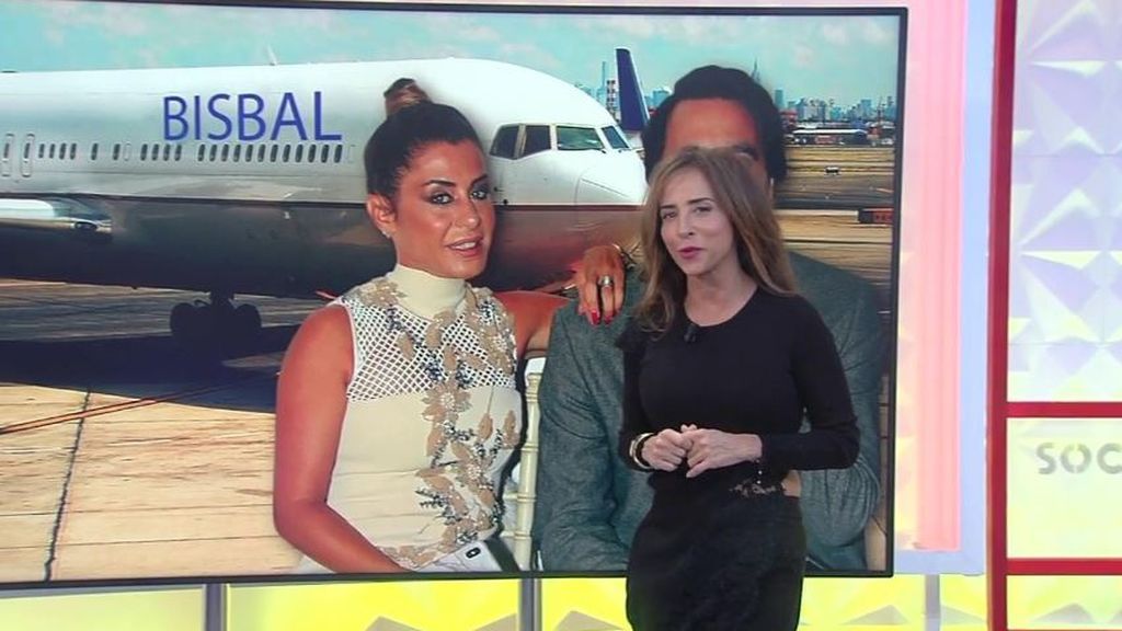 Los invitados de la boda de Elena Tablada viajan en un avión llamado David Bisbal
