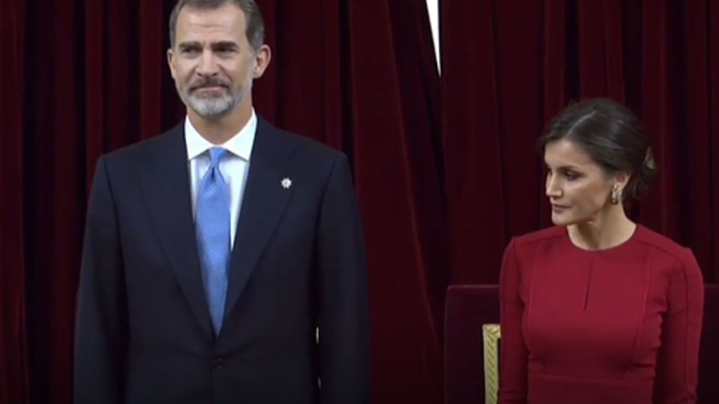 El rey Felipe VI y la reina Letizia
