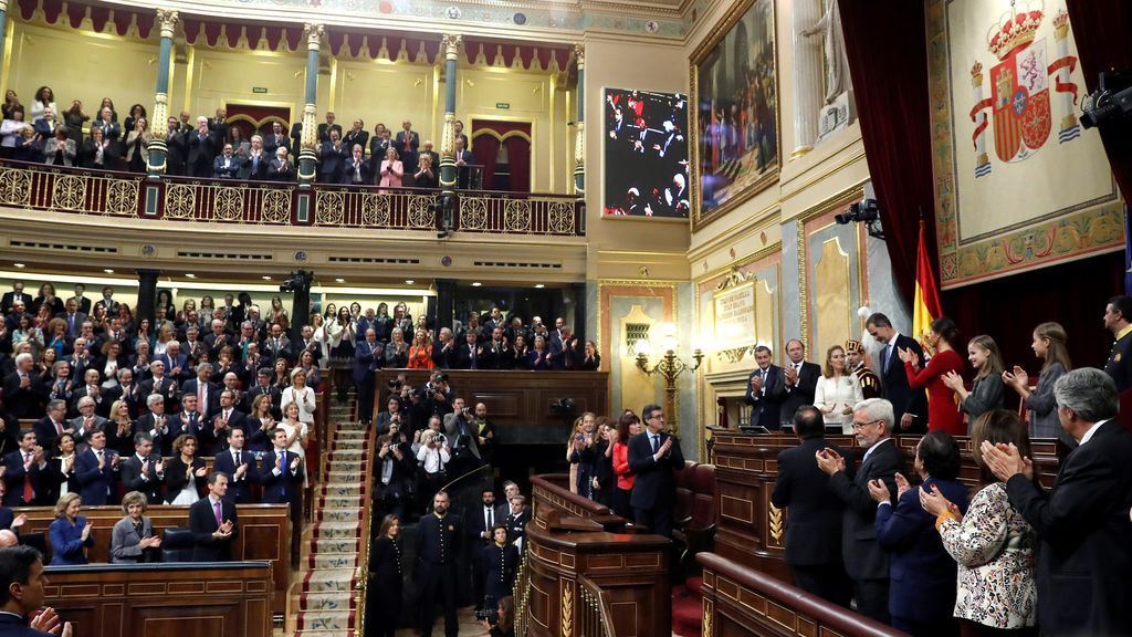 El Congreso conmemora los 40 años de la constitución aprobada por los españoles en referéndum
