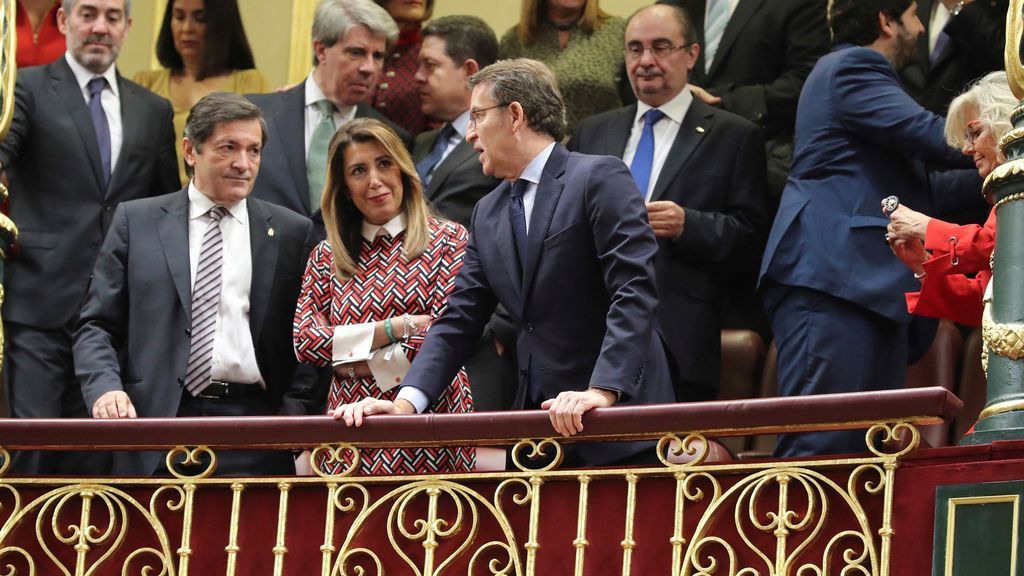 Presidentes autonómicos, en la tribuna de invitados