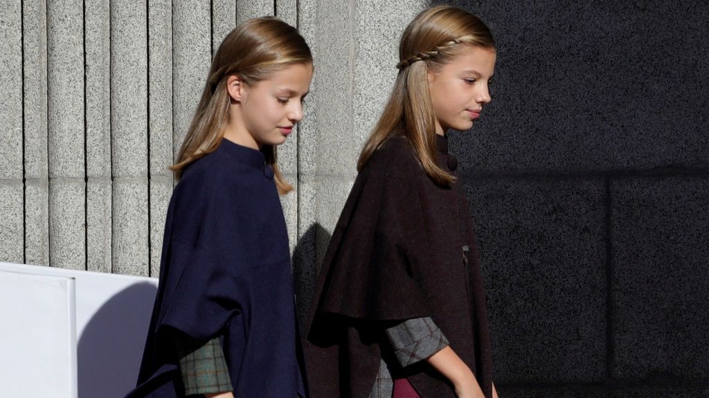Las pricnesa Leonor y la infanta Sofía