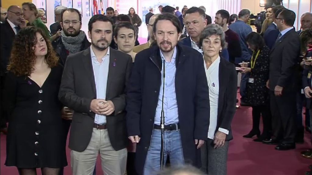 Pablo Iglesias y Alberto Garzón piden modernizar la Constitución en su 40 aniversario