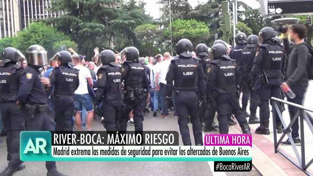 Madrid extrema las medidas de seguridad para el partido River- Boca en el Bernabéu