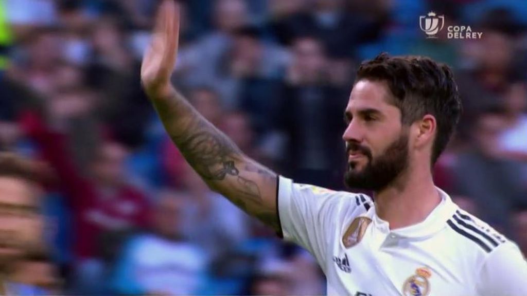 El 'show' de Isco que dejó a Solari con una sonrisa