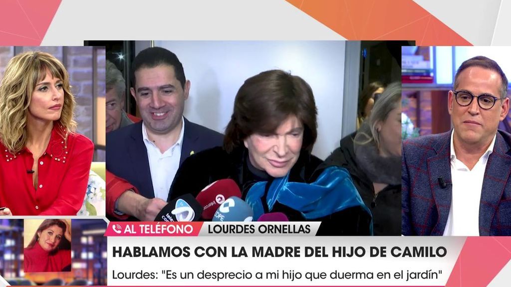 Lourdes Ornelas: "No me gusta como tratan a mi hijo en casa de Camilo Sesto"